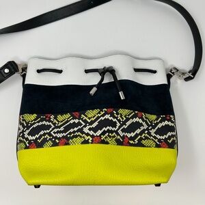 Proenza Schouler Multicolored Bucket Bag Designer ~ Luxury ~ Snakeskin!